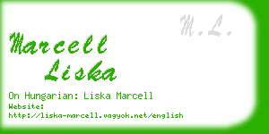 marcell liska business card